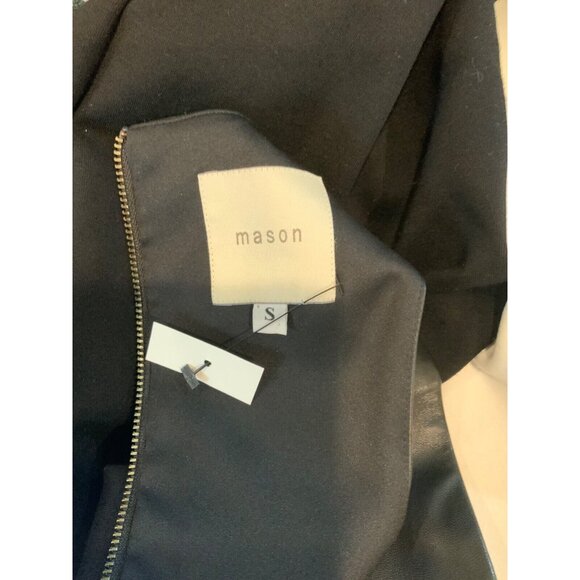 Mason Black & White Colorblock Dress, Size Small - Picture 6 of 6